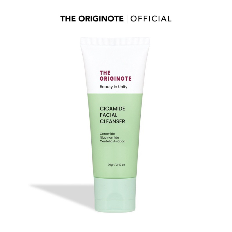 The originote cicamide cleanser facial wash facewash sabun cuci muka
