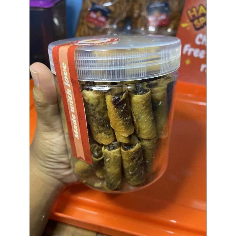 

roll coklat keju kemasan toples 600 ml