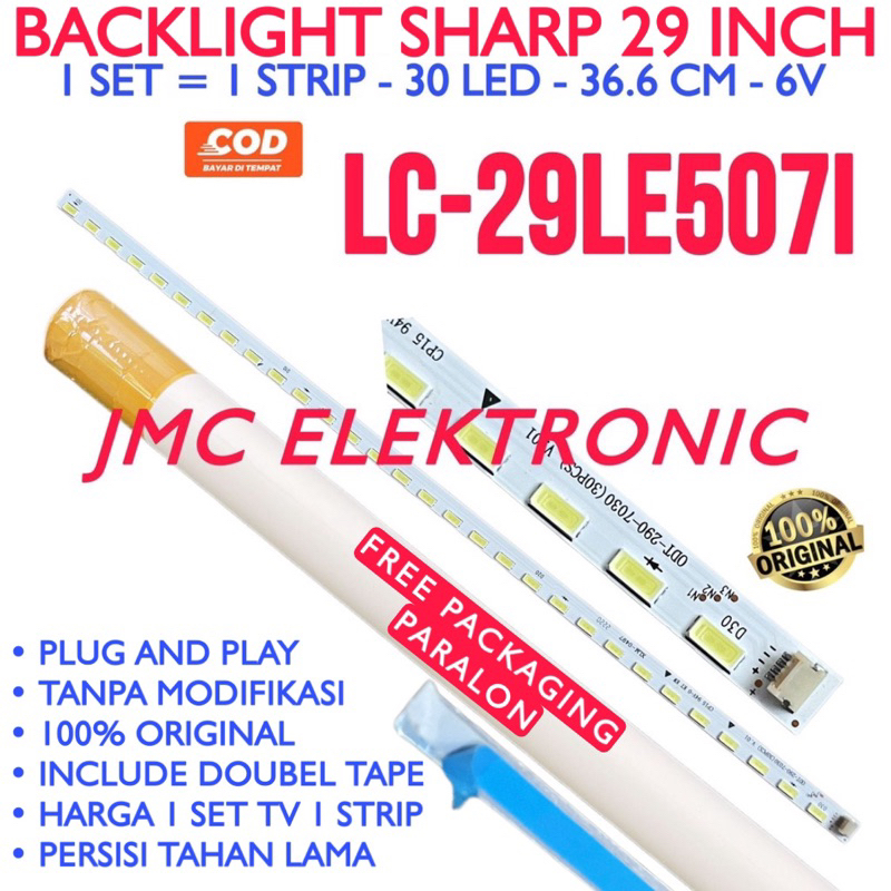 BACKLIGHT TV LED SHARP 29 INC LC29LE507I LC29LE5071 LC29LE507 LC 29LE507 29LE507I BL SHARP 29IN 29 INCH