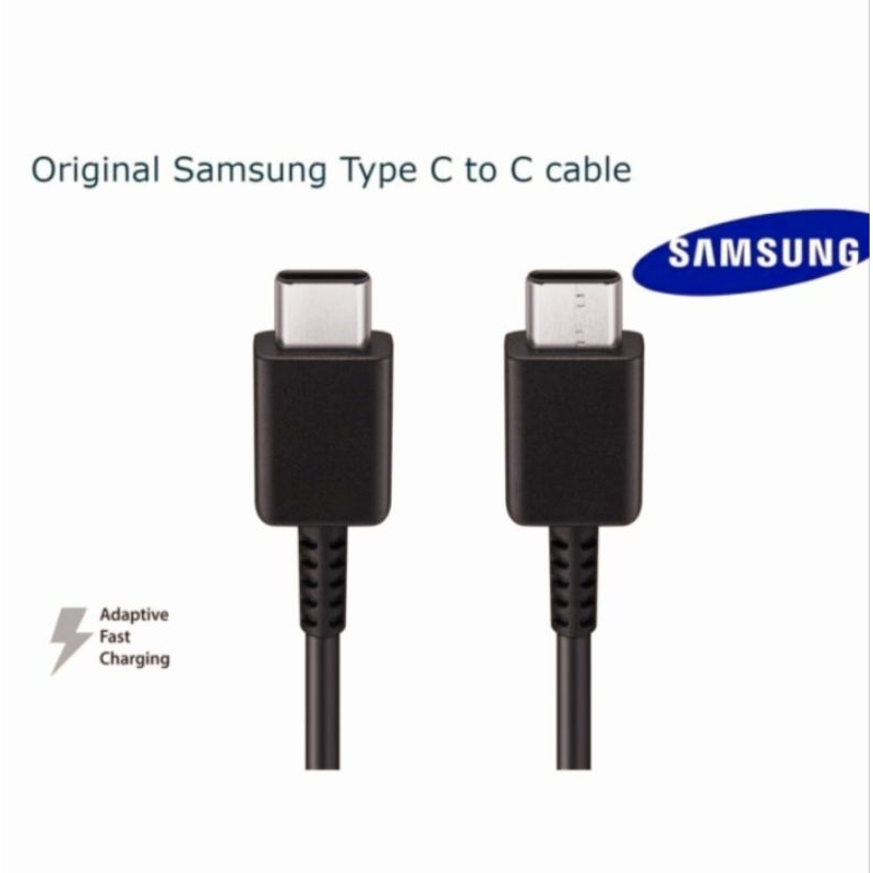 kabel Data USB Type-C to Type-C  Cable (3A) For Samsung Fash Charging