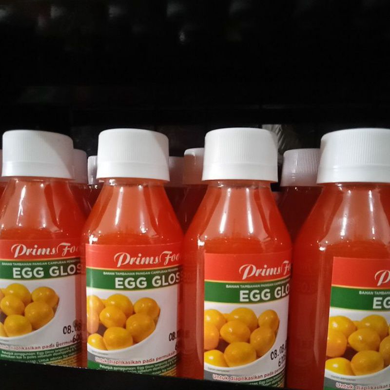 

egg gloss merek prims food campuran pewarna kuning telur / pengoles kuning telur 140 gr