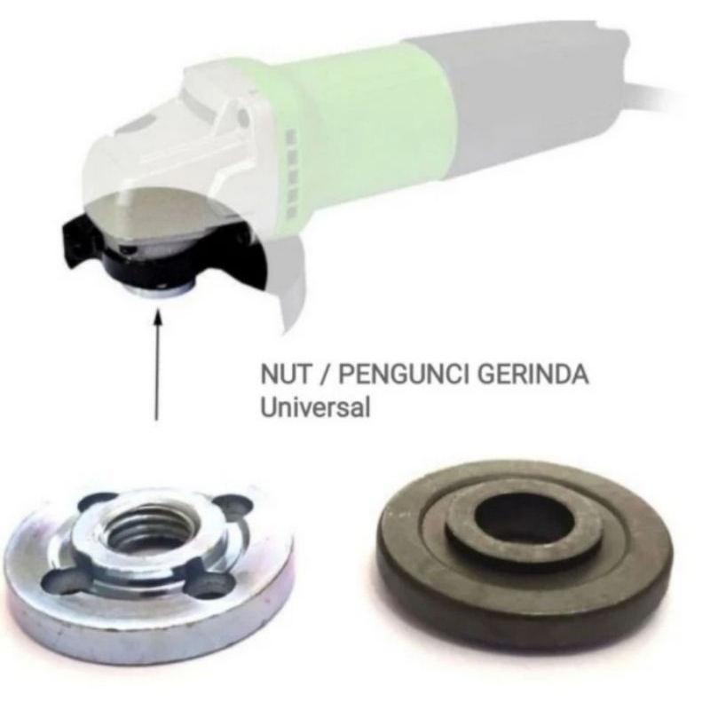 Baut Pengunci Mata Gerinda Tangan Flange Set Mesin RYU RSG 100-3