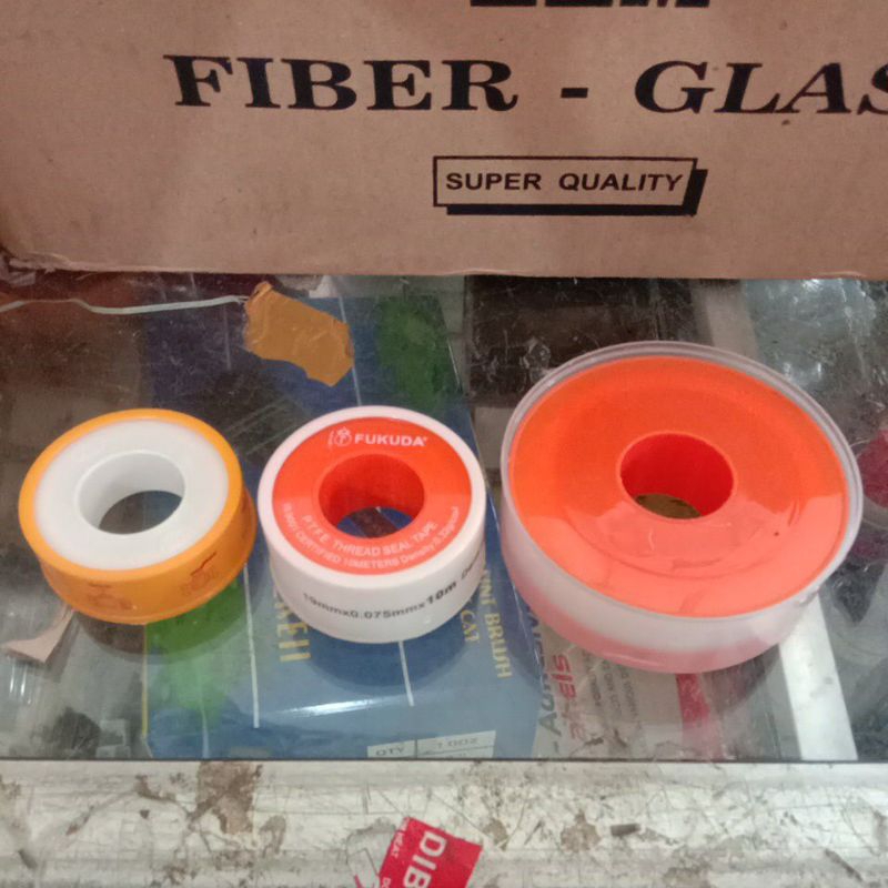 Isolatip  seltip  sealtape  kecil sedang besar jumbo isolasi sambungan  pipa seal tape lakban drat p