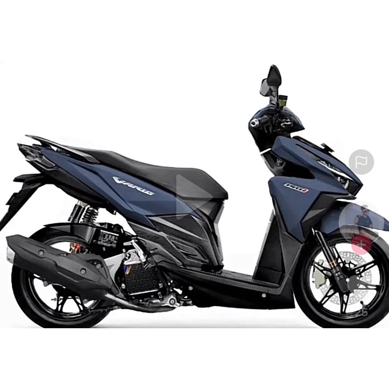 Knalpot Copy CMS plus End Cup dan Tameng knalpot Air Blade Vietnam Blue Garage Made in Indonesia Kna