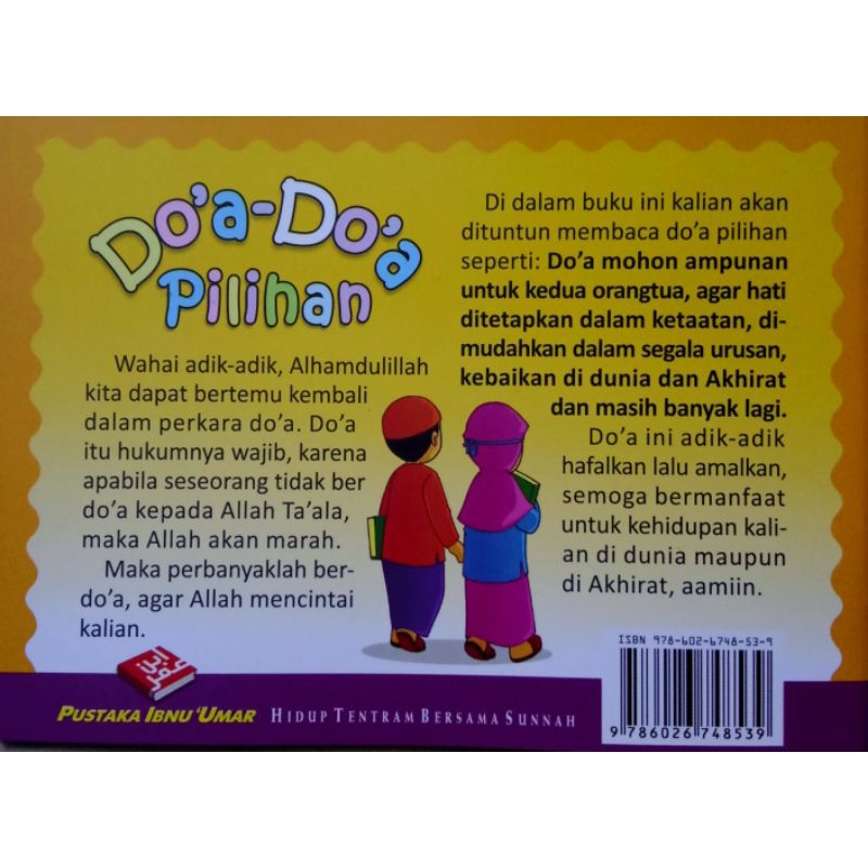 Buku Anak Doa - Doa Pilihan / Pustaka Ibnu Umar
