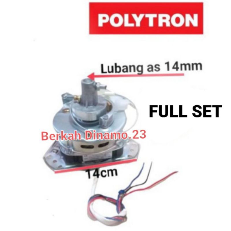 Dinamo Mesin Cuci Polytron PWM 8366 / PWM 8556 / PWM 8567 / PWM 8070 Spin Motor Pengering