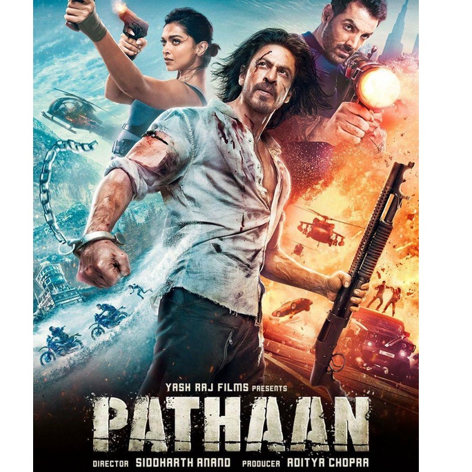 DVD Pathaan (2023),  Shah Rukh Khan, Deepika Padukone