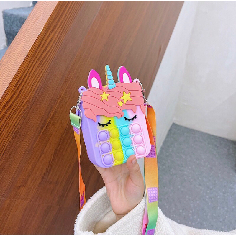 TAS ANAK PONY POP IT JELLY