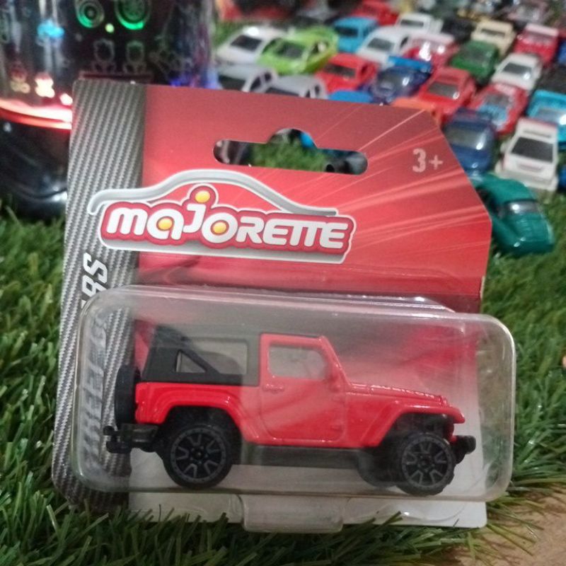 Jeep Wrangler Majorette Merah