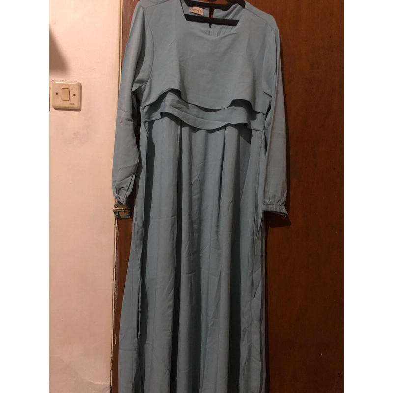 Dress Dusty Blue All Size