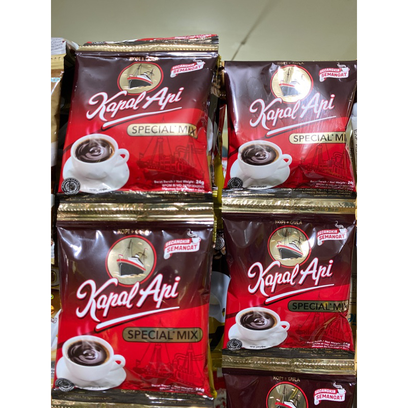 

1 RENCENG ISI 10 KOPI INSTAN/ KOPI KAPAL API (sedang) 24g