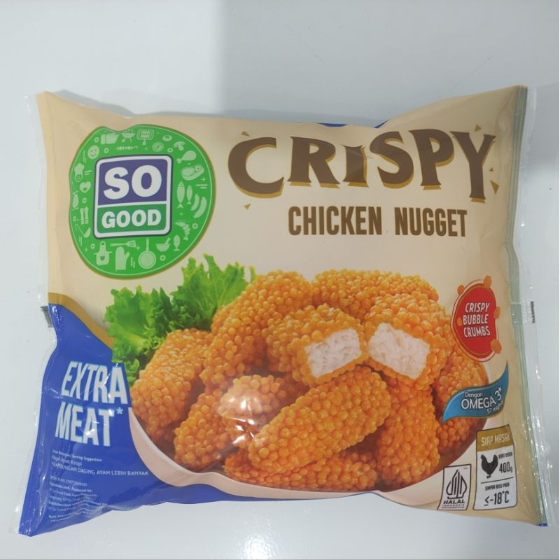 

SO GOOD Crispy Chicken Nugget 400gr Naget Ayam Krispi