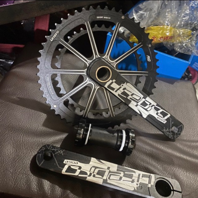 crankset Litepro EDGE 53-39T new crank litepro Double chainring