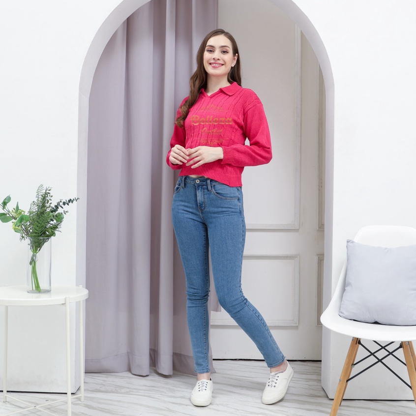 Belleza Outlet baju rajut Cardigan rajut atasan wanita benita cable