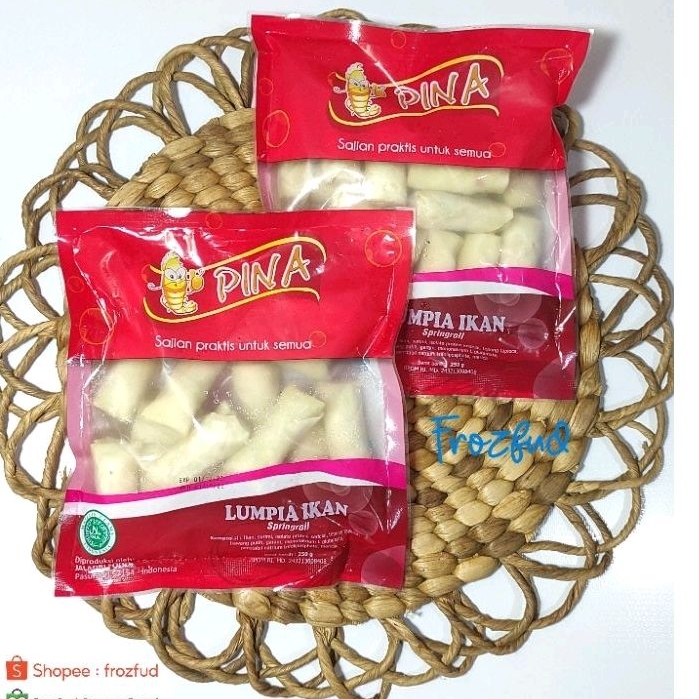 

PINA Frozen Food Lumpia Ikan 250gr (Include Bubble Wrap)