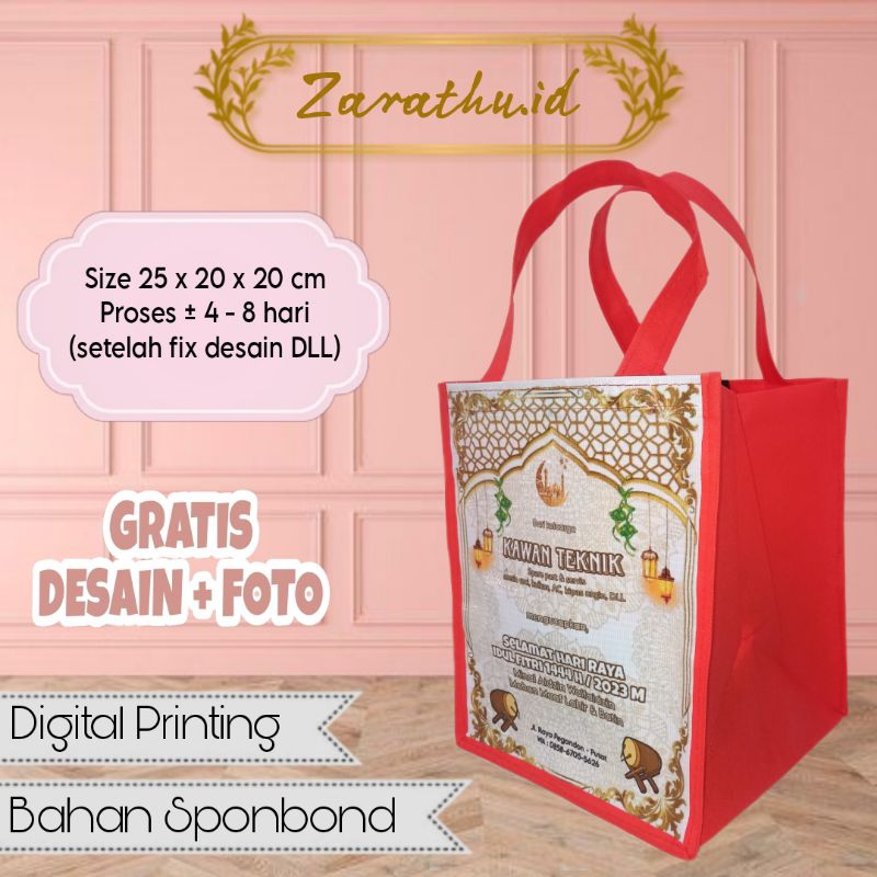 

(Zarathu.id) Tas Custom untuk acara Ultah/Aqiqah/Khitan/Wedding/dll