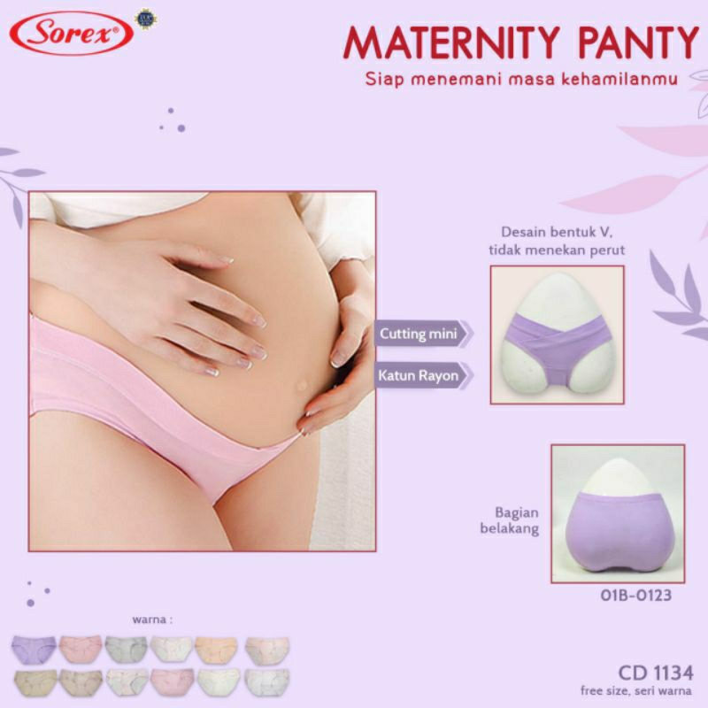 CELANA DALAM WANITA HAMIL.1134 SOREX ALL SIZE HARGA PER.3pcs dan PER.6pcs