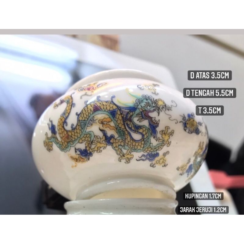 Cepuk Keramik Burung Branjangan