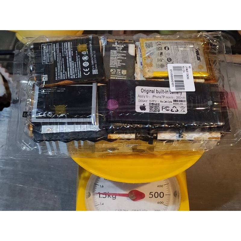 1,5 KILO(KG) BATTERY RUSAK KILOAN // BATERAI RUSAK KILOAN // LI-ION // BATTERY SMARTPHONE//