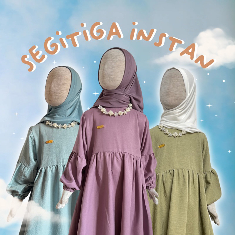 JILBAB SEGITIGA INSTAN 1-6 TAHUN