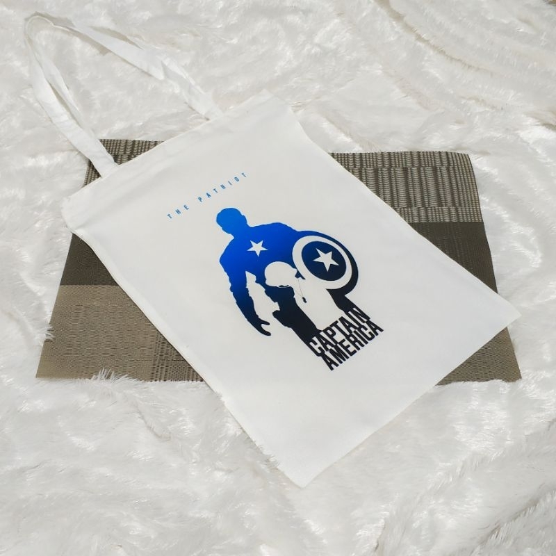 Totebag Kanvas Tebal 2 Sisi Full Color Custom