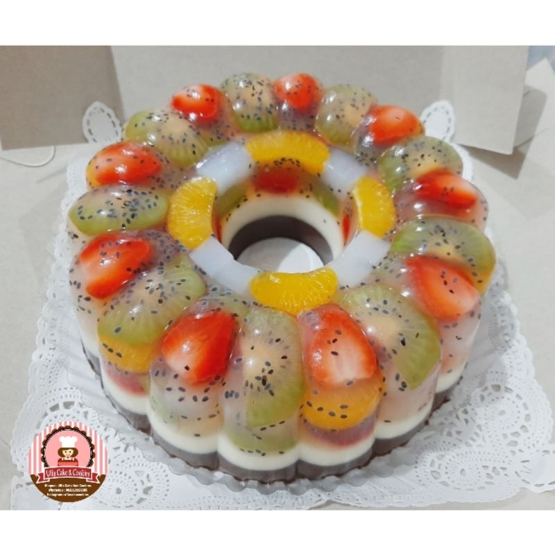 

Puding Buah 3 lapis