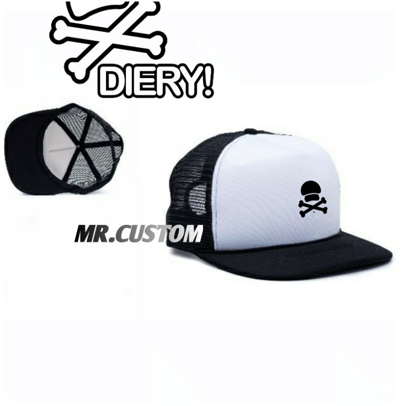 Topi Trucker Premium Diery/Topi Jaring Snapback/Topi Distro Pria Wanita lokal brand DIERY