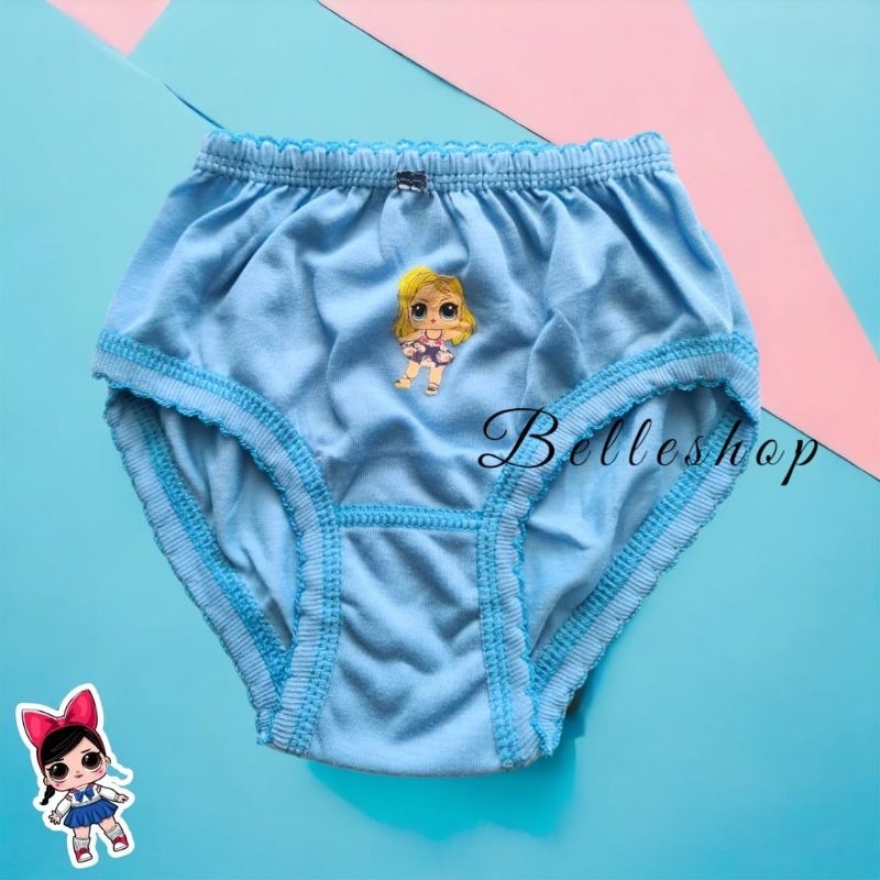 Celana Dalam Anak Warna Polos Stabillo Stiker Lucu