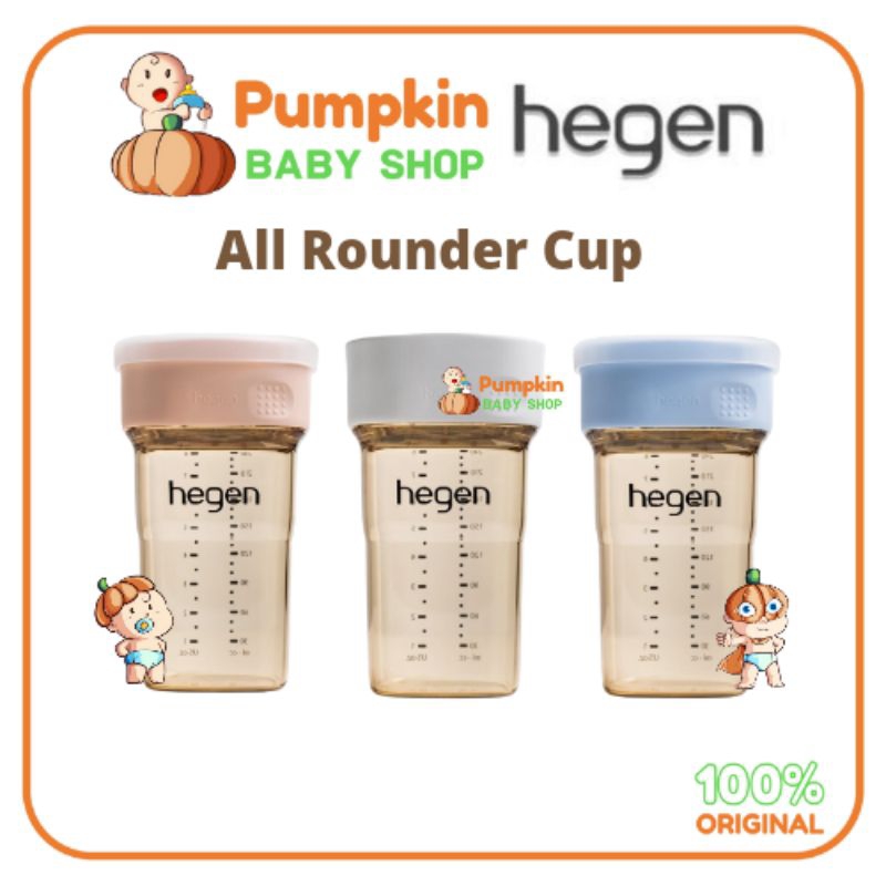 Hegen All Rounder Cup Bottle PPSU 240ml - Botol Hegen Cup Minum Anak 240ml