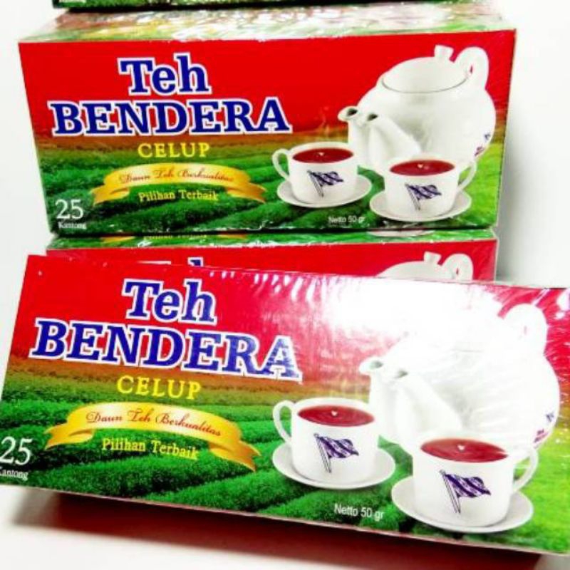 

Teh Bendera Celup isi 25