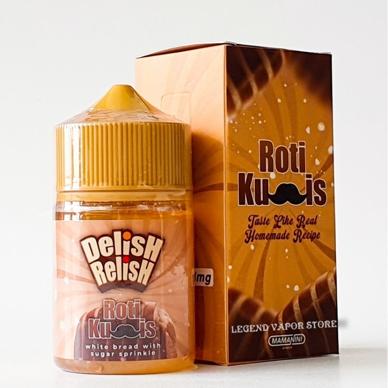 FREEBASE 2023 - LIQUID DELISH RELISH ROTI KUMIS 60ML 3MG 6MG AUTHENTIC