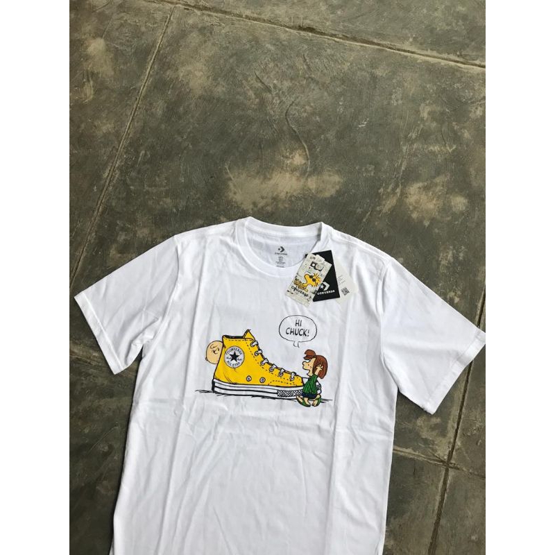 Tee Converse X Peanuts - White