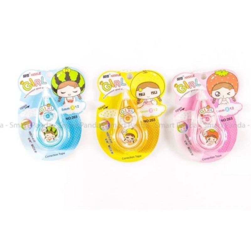 

Correction Tape/Tip- X Rol Kertas GIRL 263
