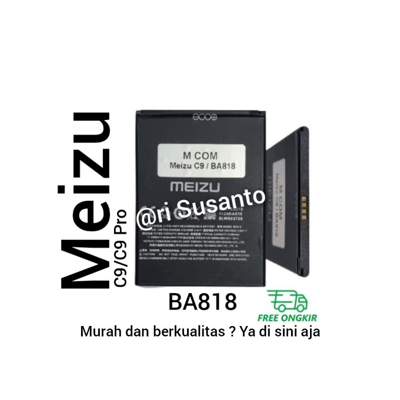 Baterai MCOM for Meizu C9 / C9 Pro BA818 Original batere batre batrai battery