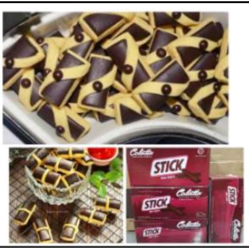 

Coklat Bake Stable/tahan panggang Colatta Stick Compound