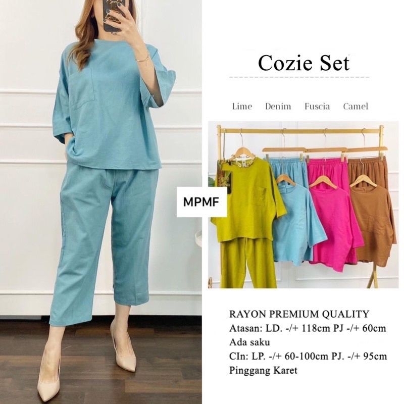 Setelan Wanita Polos Jumbo Set | Setelan Wanita Kekinian | kenit import