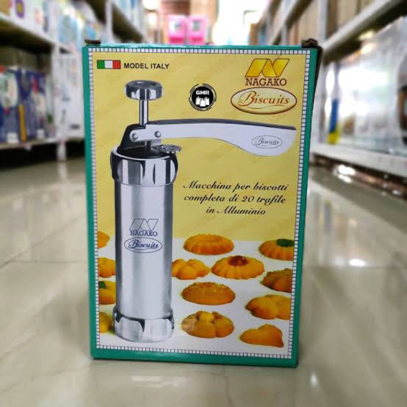 Nagako Cetakan Kue Kering, Biscuit &amp; Cookies Maker Stainless Steel Italy