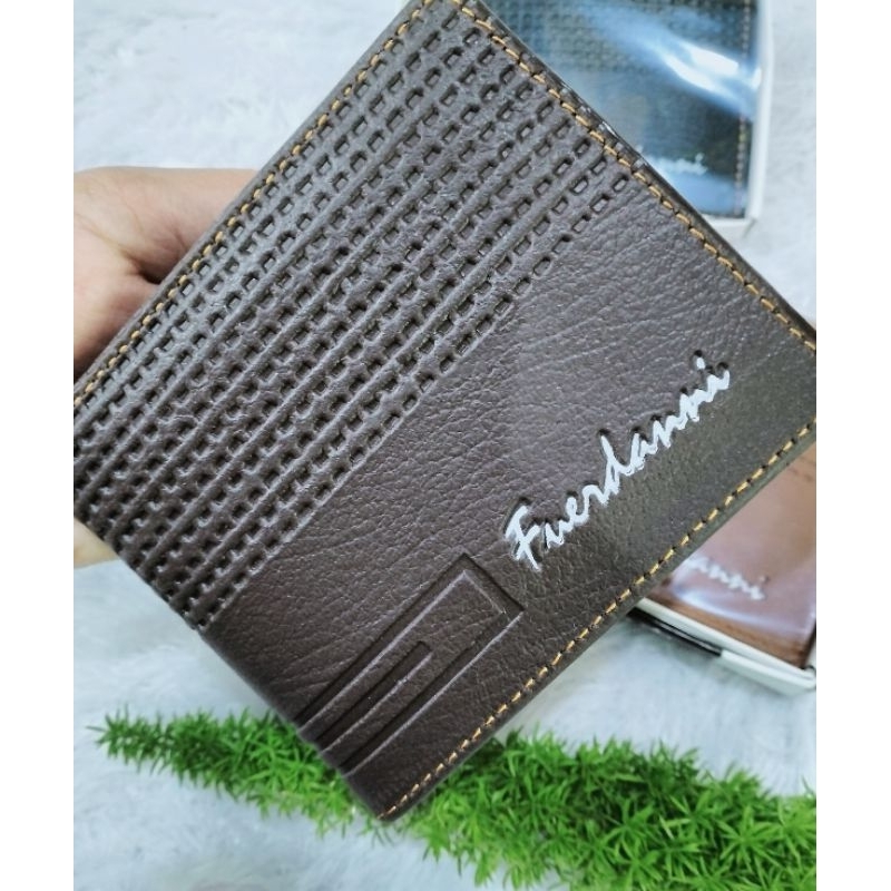 Dompet pria / dompet kulit lipat mewah