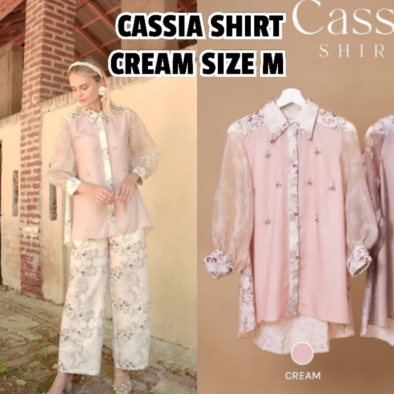 SIAP KIRIM SALE WEARING KLAMBY CASSIA SHIRT BY WEARING KLAMBY / CASSIA SHIRT WEARING KLAMBY CREAM SI