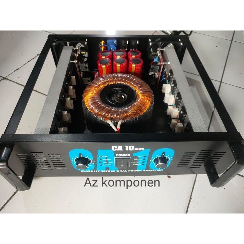 power rakitan POWER AMPLIFIER RAKITAN BOK CA 10 travo 10amper ct 55 GRATIS PEKING KAYU