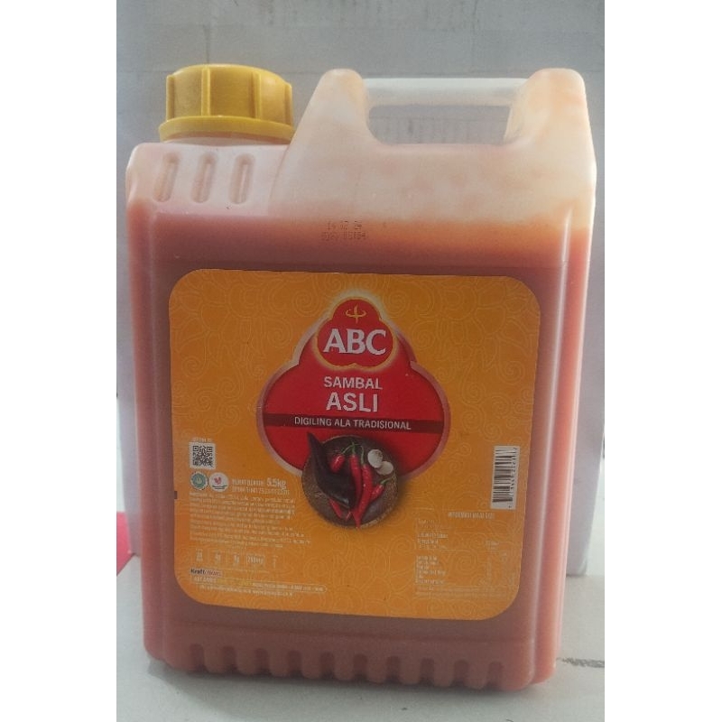 

abc sambal asli 5,5kg ( jerigen)