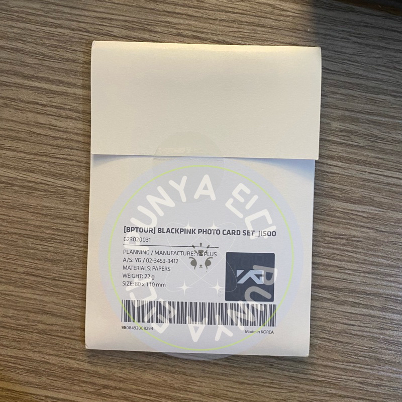 Blankpink x Flimty Exhibition Pop Up Store JISOO Photocard SEALED