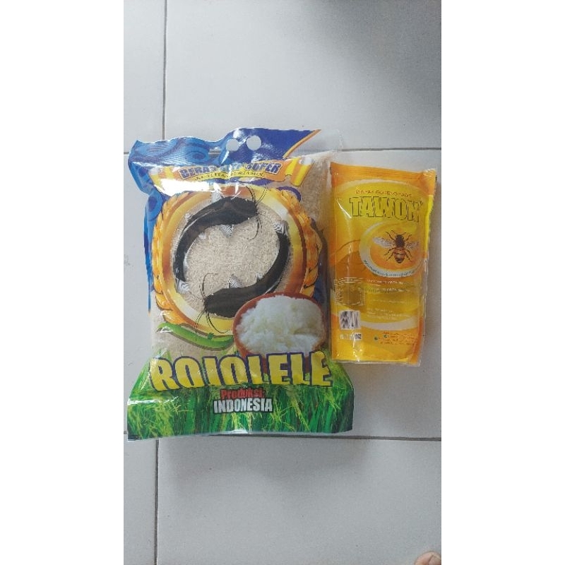

PAKET BERAS DAN MINYAK ( BERAS 5 LITER + 1 LITER MINYAK)