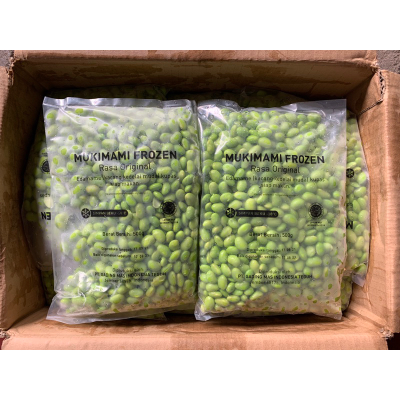 

Edamame kupas / mukimame frozen / edamame frozen