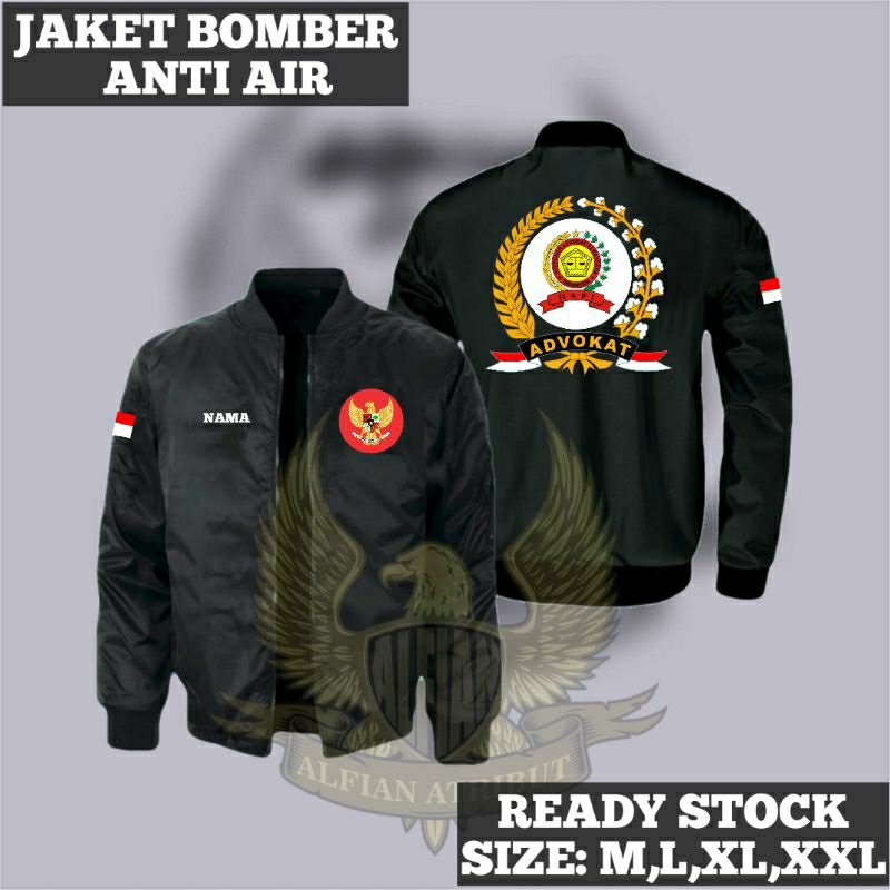 jaket advokat,jaket bomber ADVOKAT NEW MODEL FREE NAMA
