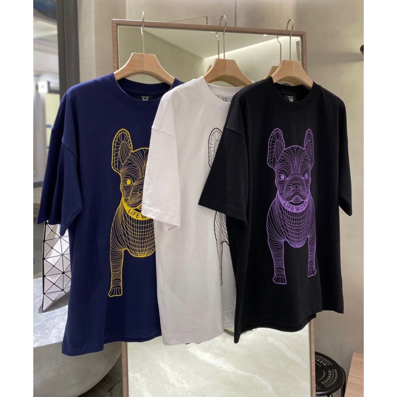 DOG LIFEWORK - KOREA KOREAN BRAND DOGGY PASANGAN FAMILY KELUARGA AYAH ANAK KIDS KAOS TSHIRT OVERSIZE