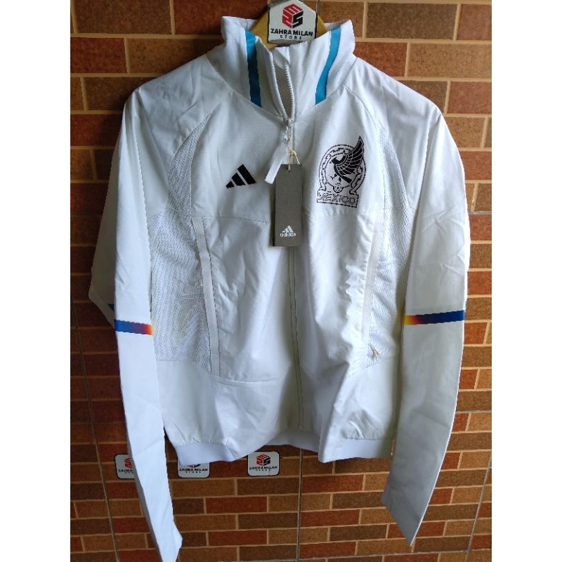 Jaket Adidas Mexico Gameday Anthem White Original
