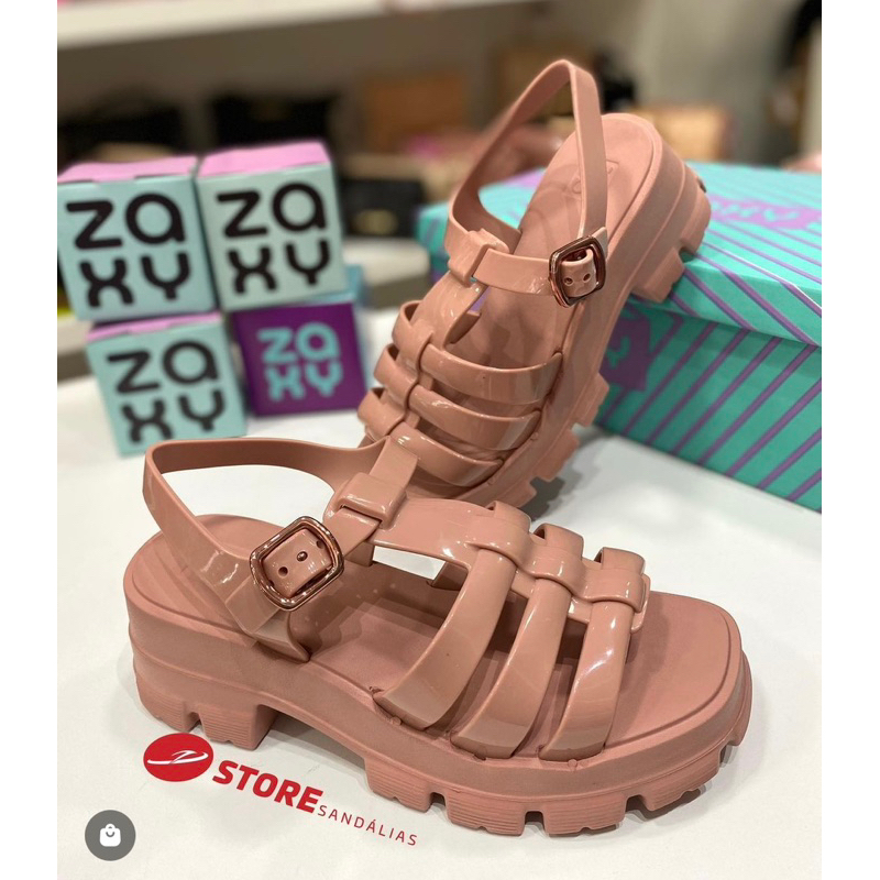Sepatu Sandal Platform Wanita Zaxy Power Sand Ad Nude