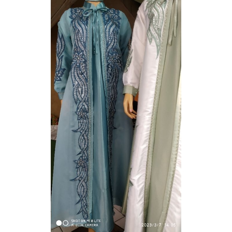 Gamis Alenka Organza Original Butik