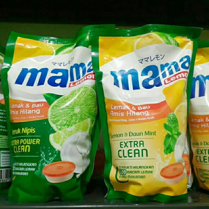 Sabun cuci piring -Mama lemon jeruk nipis,lemon daun mint 680 ml
